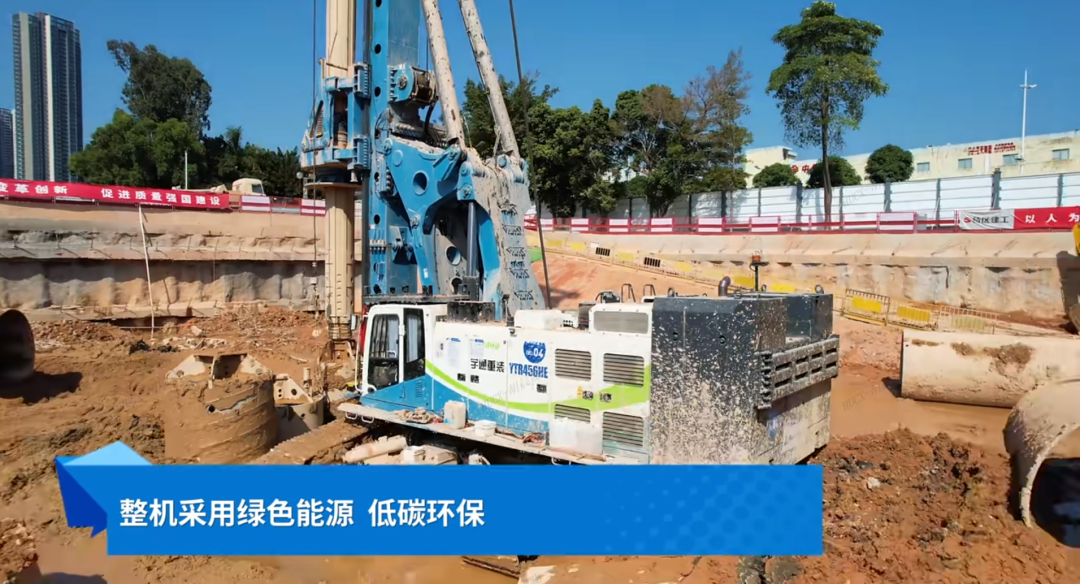 效率之戰(zhàn):宇通電動旋挖鉆完勝燃油機,產(chǎn)值飆升新高度! 圖片