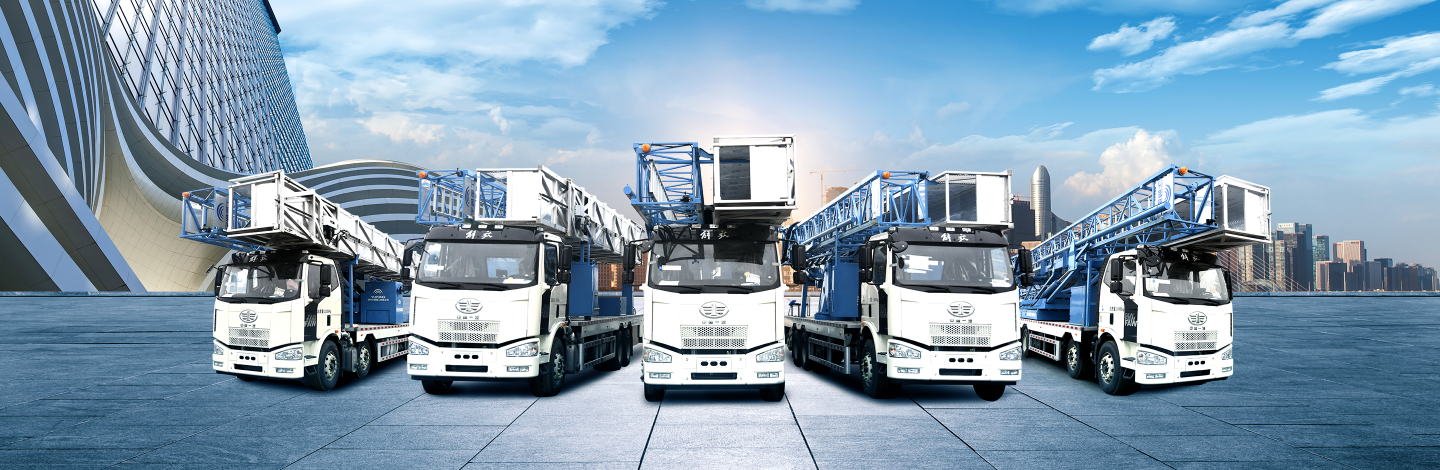 重汽霸王款4橋26米(3節(jié)平臺)